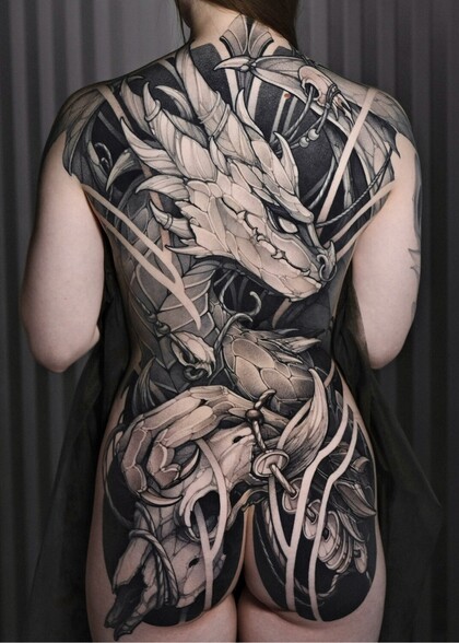 纹身灵感 # 纹身师 Polina Kislitsyna