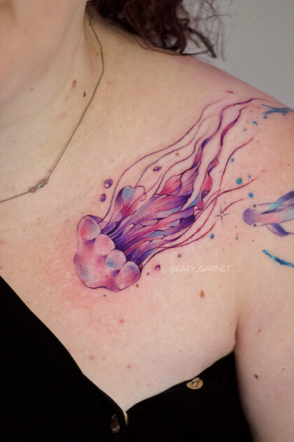 纹身灵感 # 纹身师 Ekaterina Garnet / Katy Garnet