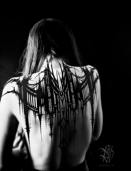 纹身灵感 # 纹身师 Ellina Plat