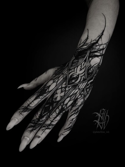 纹身灵感 # 纹身师 Ellina Plat