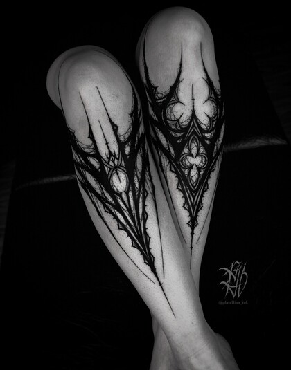 纹身灵感 # 纹身师 Ellina Plat