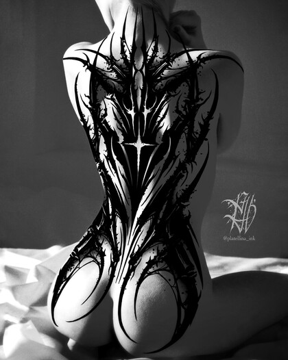 纹身灵感 # 纹身师 Ellina Plat