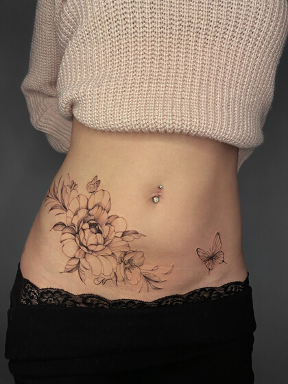 纹身灵感 # 纹身师 Victoria Maslova