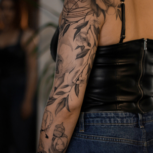 🔥 热门照片、模特作品集  #104544 纹身师 Denis Rozhkov