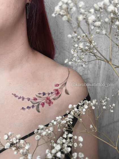 纹身灵感 # 纹身师 Elena Korobova