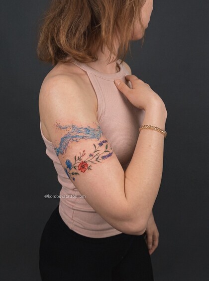 纹身灵感 # 纹身师 Elena Korobova