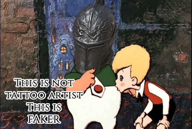 这不是纹身艺术家，宝贝——这是个骗子！