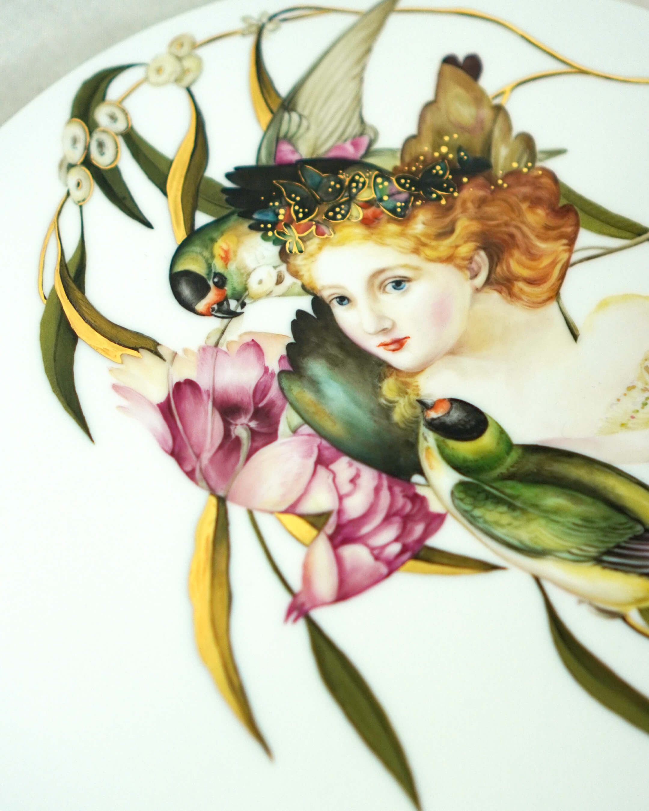  porcelain painting portrait