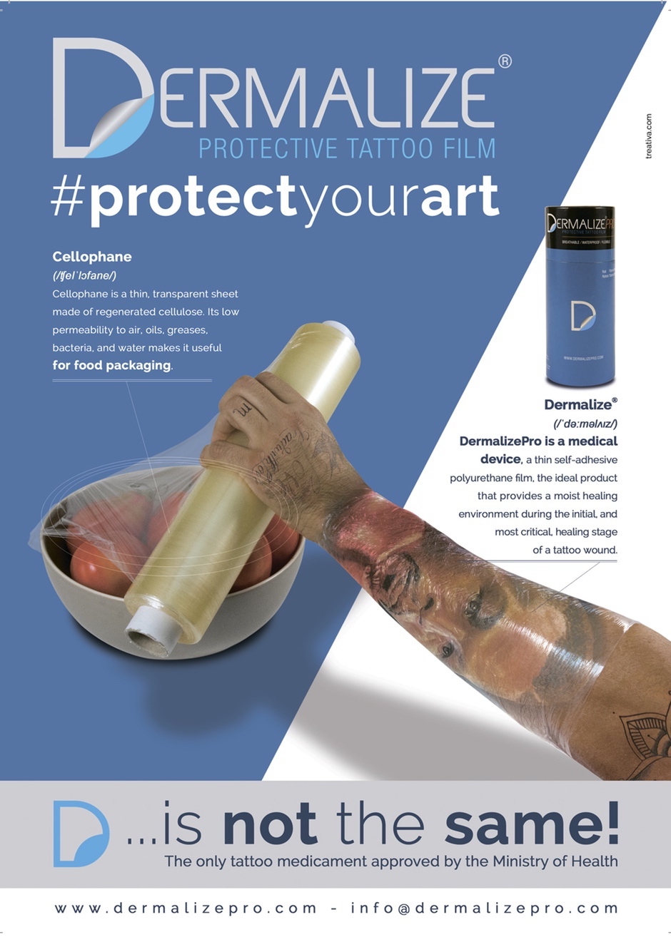 Dermalize 保护性纹身薄膜